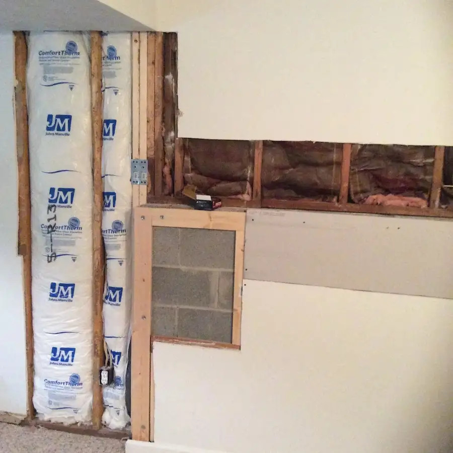 Wall insulation replacement during Structural Drying in Patterson